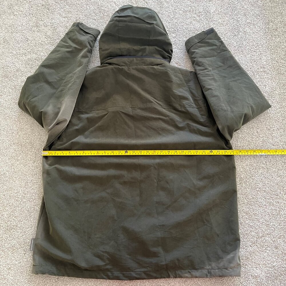 Vintage Rugged Elements Barn Work Utility Olive Green Birding Farm Coat XXL - Picture 10 of 10